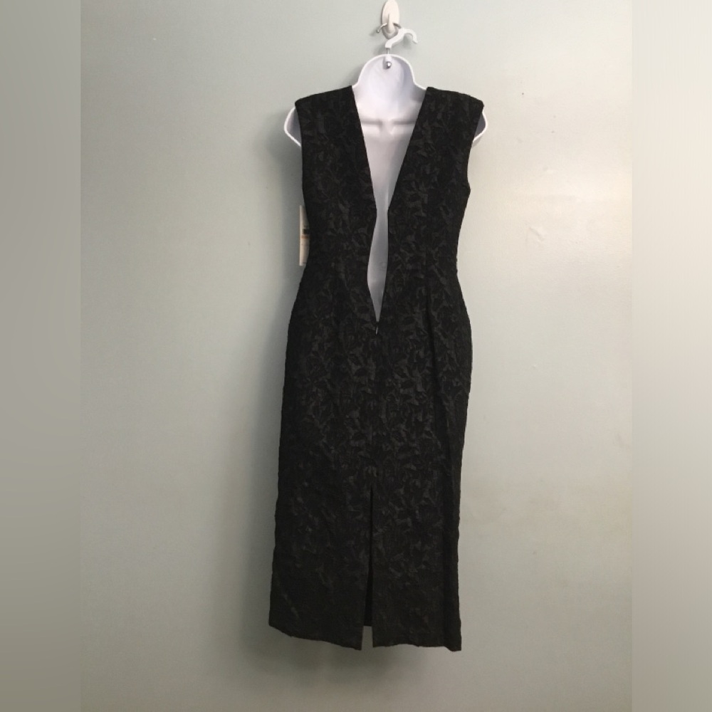 Calvin Klein Elegant Black Sleeveless Midi Dress - Picture 5 of 16